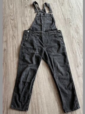 Gap Denim Overalls (Small, Women, Washed Black)